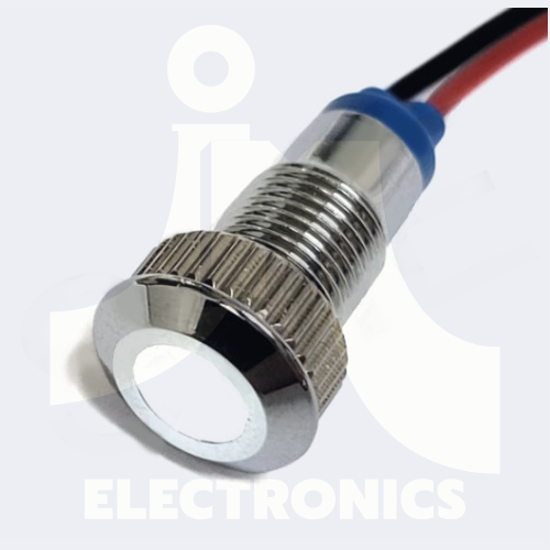 QN-8-W 8파이 백색 LED 인디케이터 램프  /  DC 3~24V