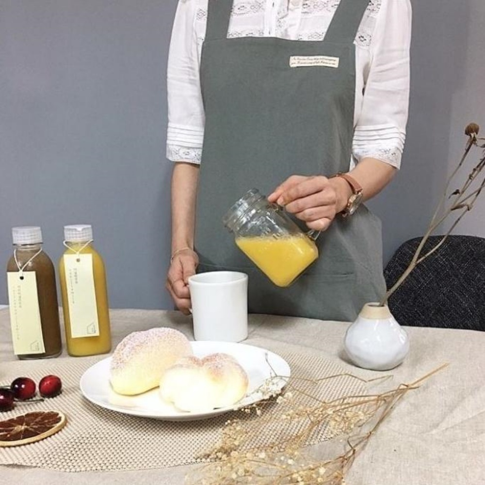 입는앞치마 엉덩이가리는 뷰티샵 덮는 힙한 홀앞치마 카페 - 상세 이미지 3