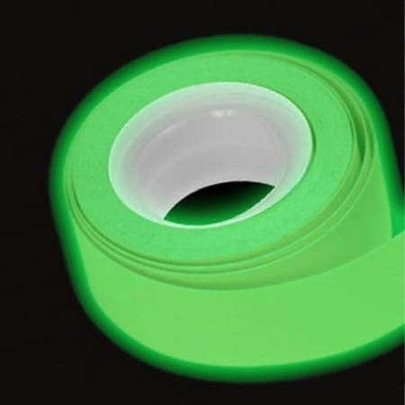 BJ 비제이 형광 야광 테이프 축광 발광스티커 야간 안전 롤 스티커 25mm