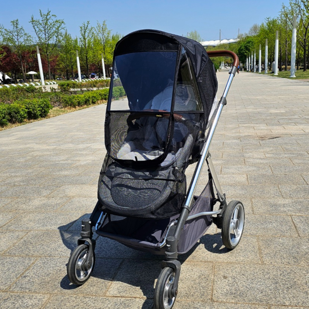 오맘 유모차방풍커버 방한 패딩덮개 실버크로스듄 리프 잉글레시나일렉타 앱티카 뉴나데미그로우