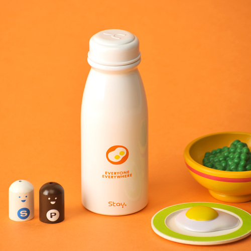 스테이24 하와이안 샐러드 텀블러350ml 화이트 우유 쉐이크 초코 귀여운텀블러 무료각인 - 상세 이미지 3