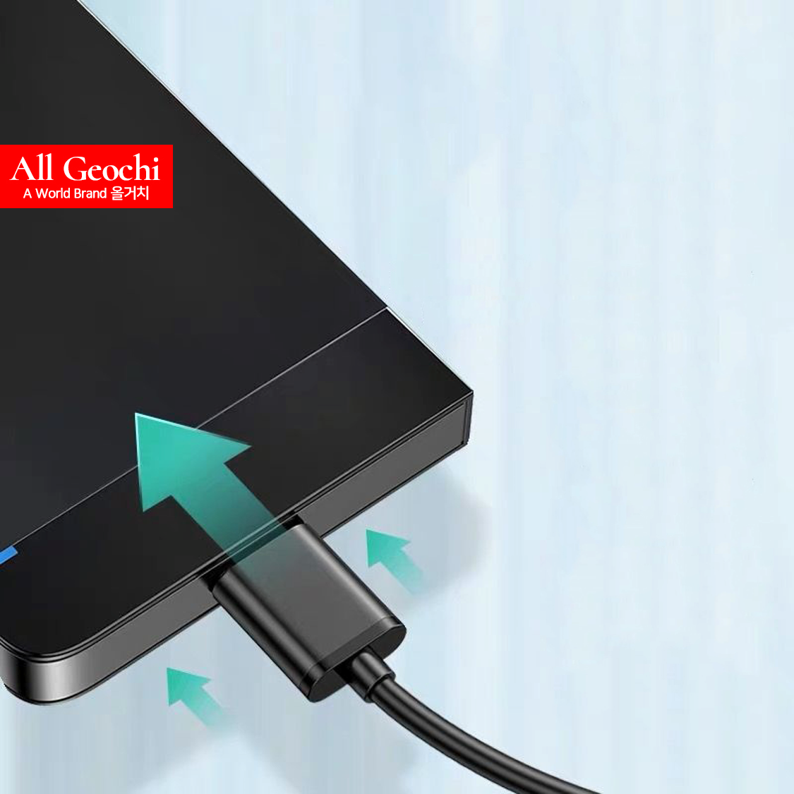 마이크로B케이블 C타입 USB 연결 Micro USB B 3.0 외장하드 연결선 50cm 이미지 7