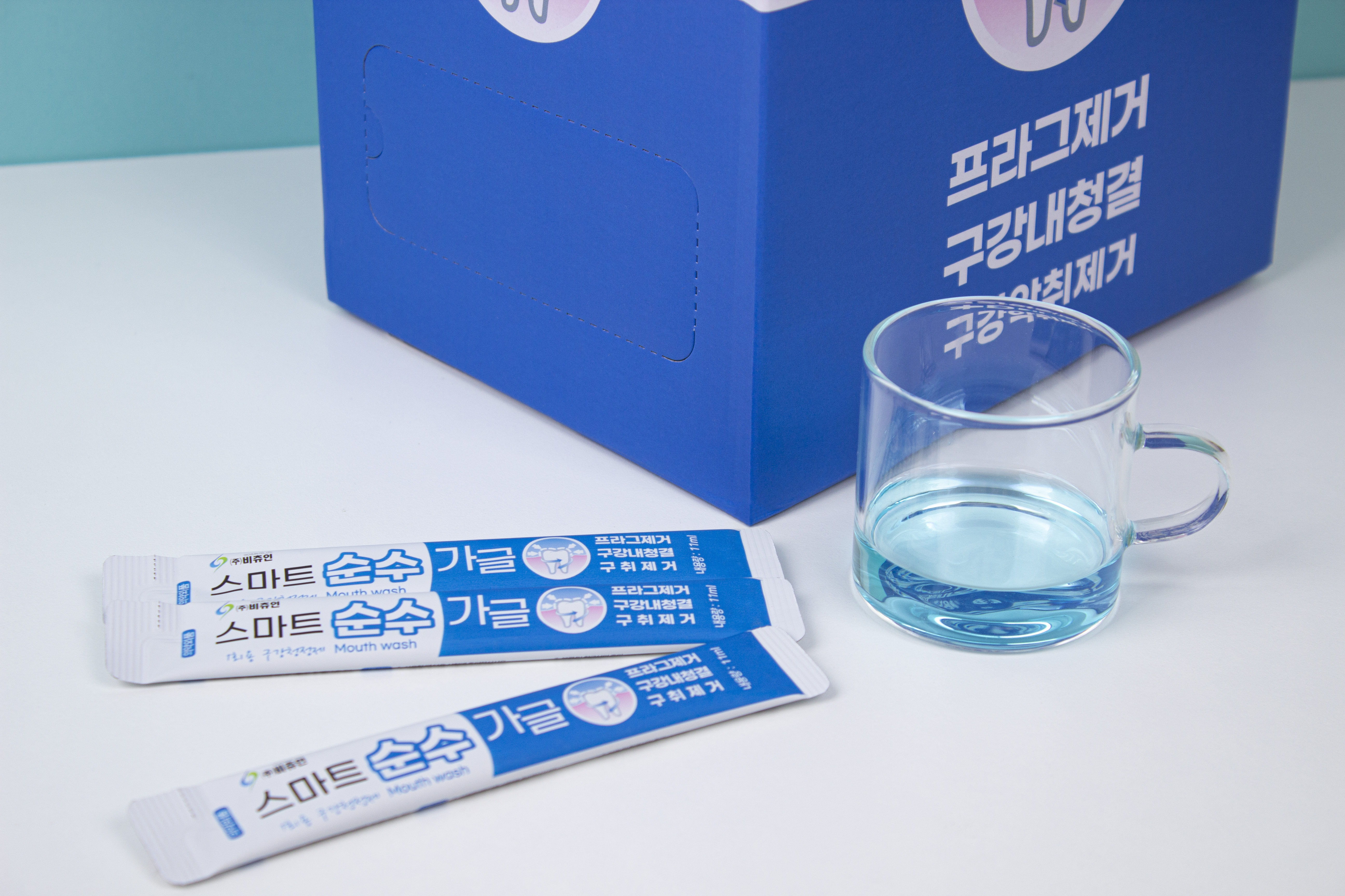 비츄인 스마트순수가글 11ml X 250개 휴대용 대용량 일회용 스틱가글 - 상세 이미지 3