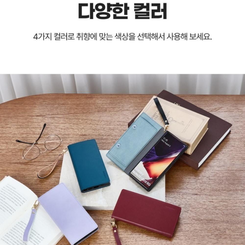 LG X4 케이스 플립 카드 스트랩 LM-X410S 이미지 7