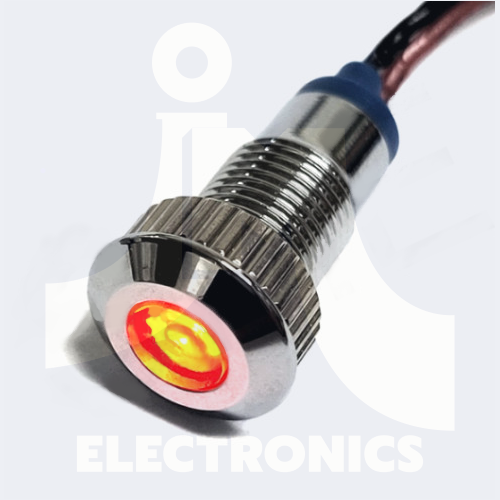 QN-8-R 8파이 적색 LED 인디케이터 램프  /  DC 3~24V