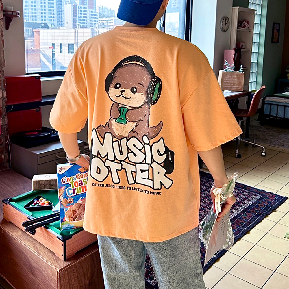 캐릭터반팔티 분또반팔 쿨티셔츠 - 상세 이미지 4