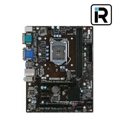 ECS [중고]H310H5-M7 소캣 1151v2 H310 칩셋 ECS 메인보드