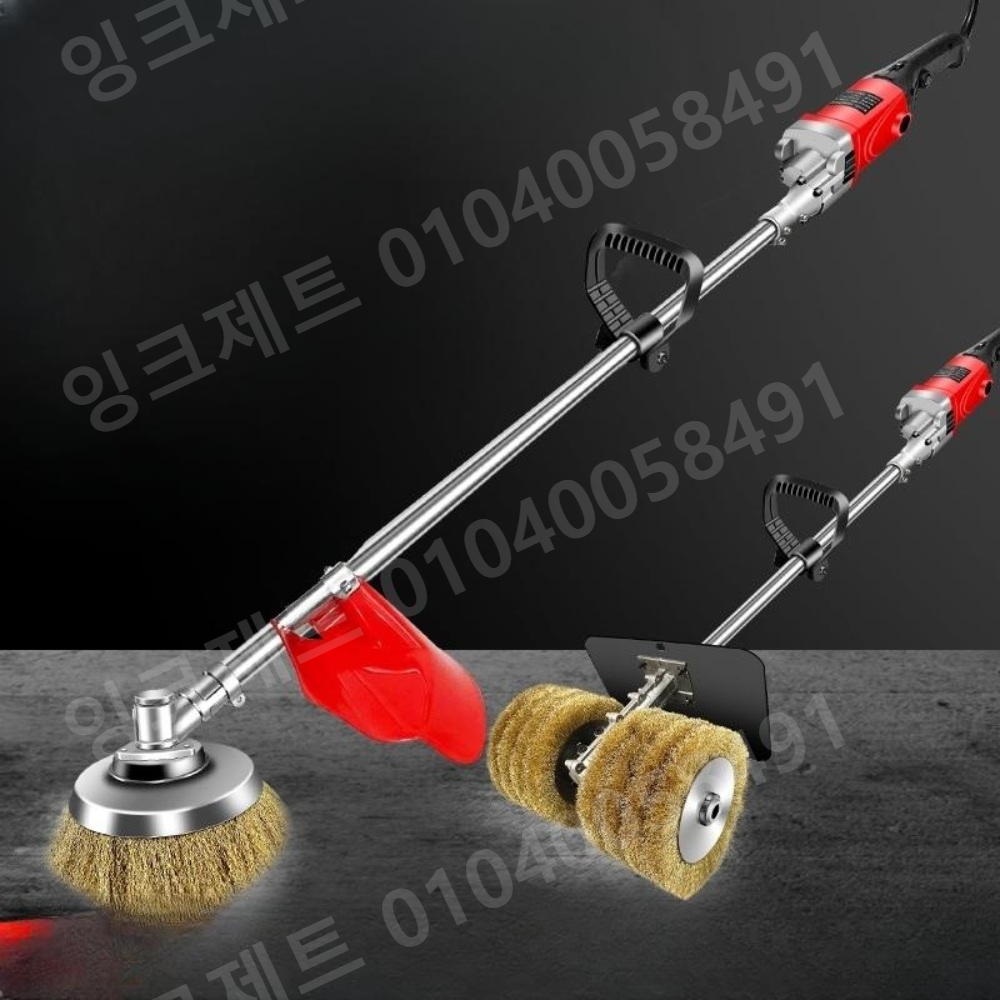 벽면 샌더기 전기 녹 제거 철 브러시 면갈이 시멘트 - 상품 이미지