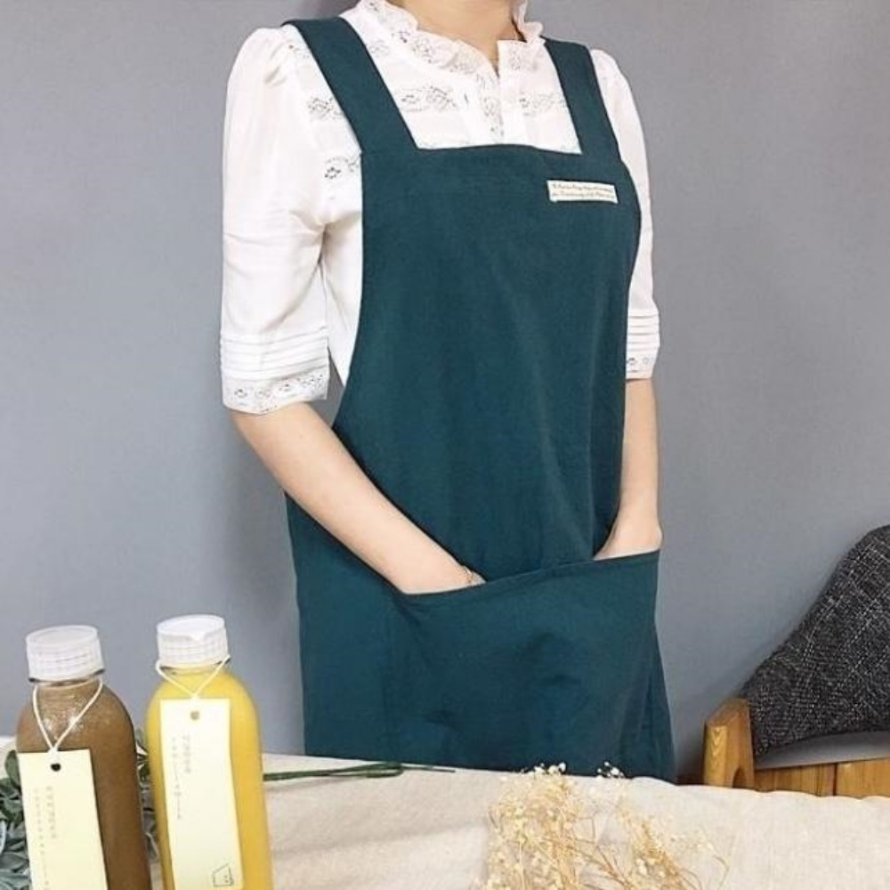 입는앞치마 엉덩이가리는 뷰티샵 덮는 힙한 홀앞치마 카페 이미지 6