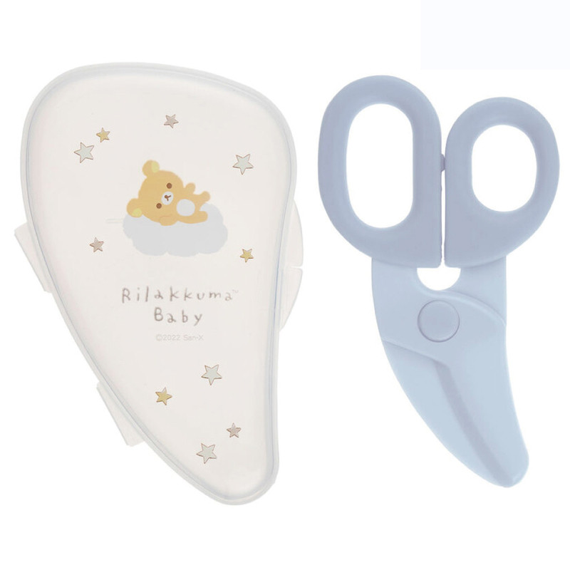 스케이터 리락쿠마 Rilakkuma Baby 캐릭터 이유식 가위 BFC1 - 주방·식기 - 하카타몰