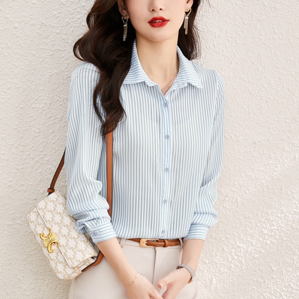 하이드 이청아 하연주 스트라이프 셔츠 캐주얼 캠퍼스룩 수사반장 서은수 - 상세 이미지 3