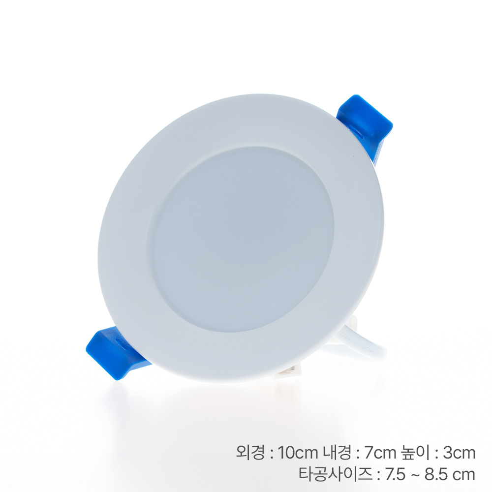 LED 75mm(3인치) 다운라이트 컷오프 6W 주광색 하얀빛 - 상세 이미지 5