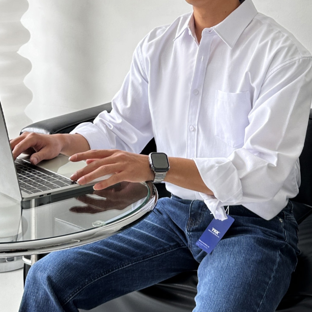 1+1 남자 르르 오버핏 봄 가을 옥스포드 셔츠 10컬러