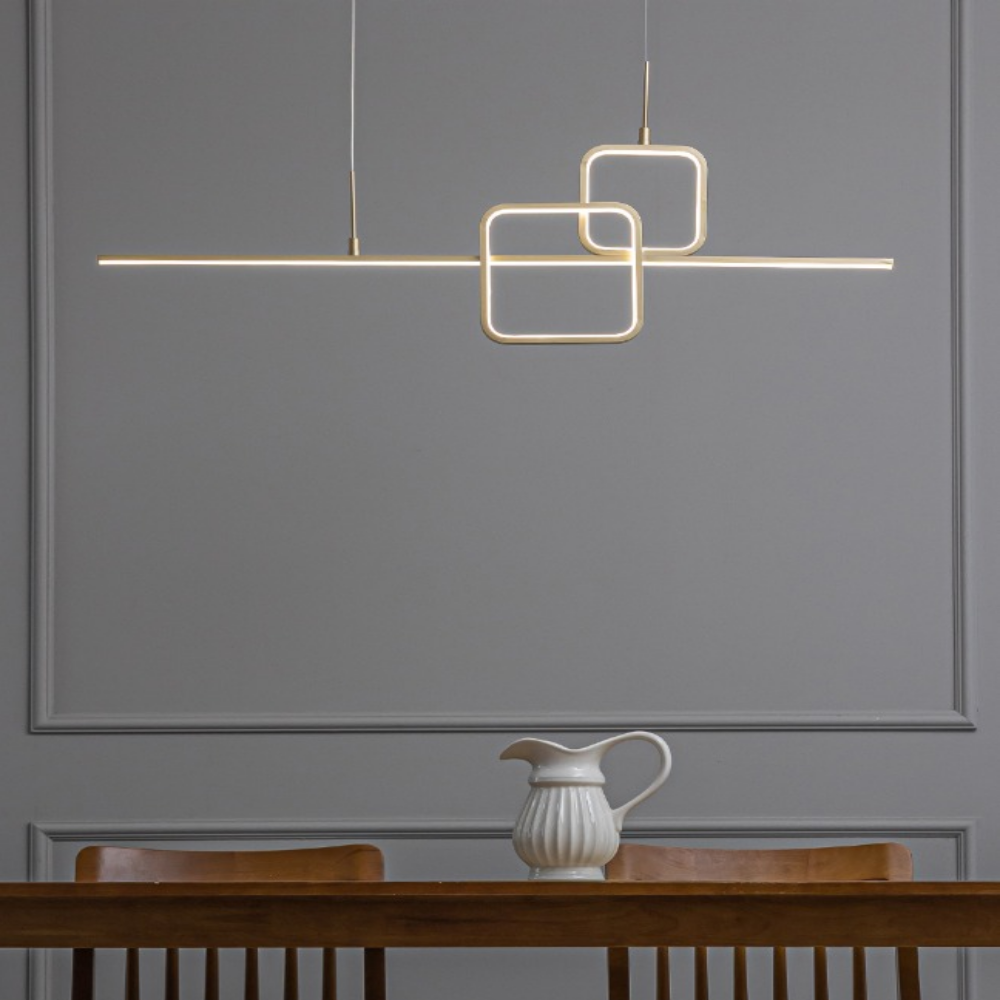 무료+당일발송/KS인증 6인용식탁등 국산 LED 펜던트 부엌 주방 식탁등 골드