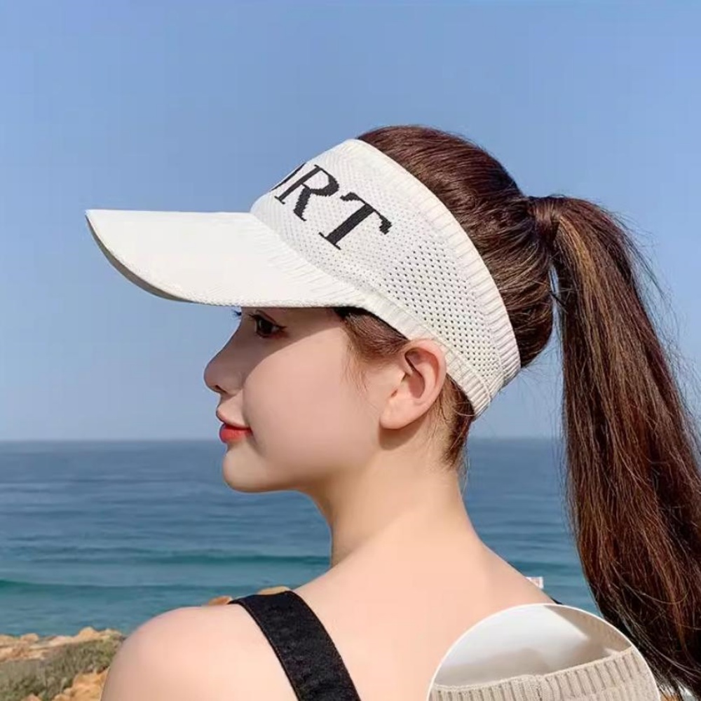 운동할때 모자 아줌마 썬캡 걷기 운동 - 상품 이미지