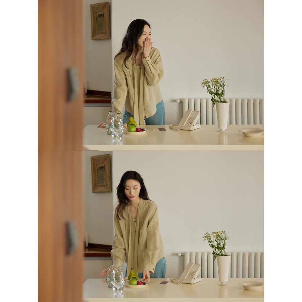 하이드 이보영 블라우스 8화 나문영 긱시크 클래식 수사반장 서은수 - 상세 이미지 3