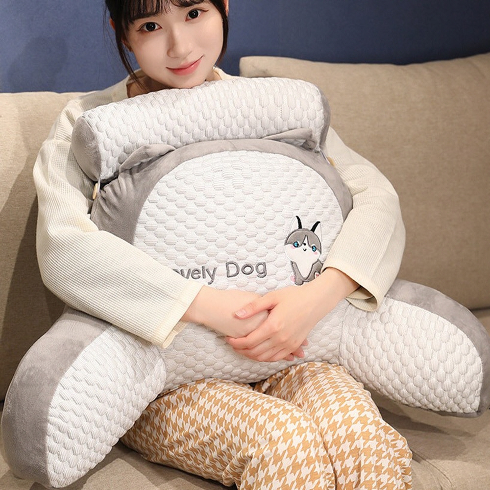 요추전만 등쿠션 등가운데통증 등받이 쇼파 허리 침대 삼각 받침대 - 상세 이미지 3