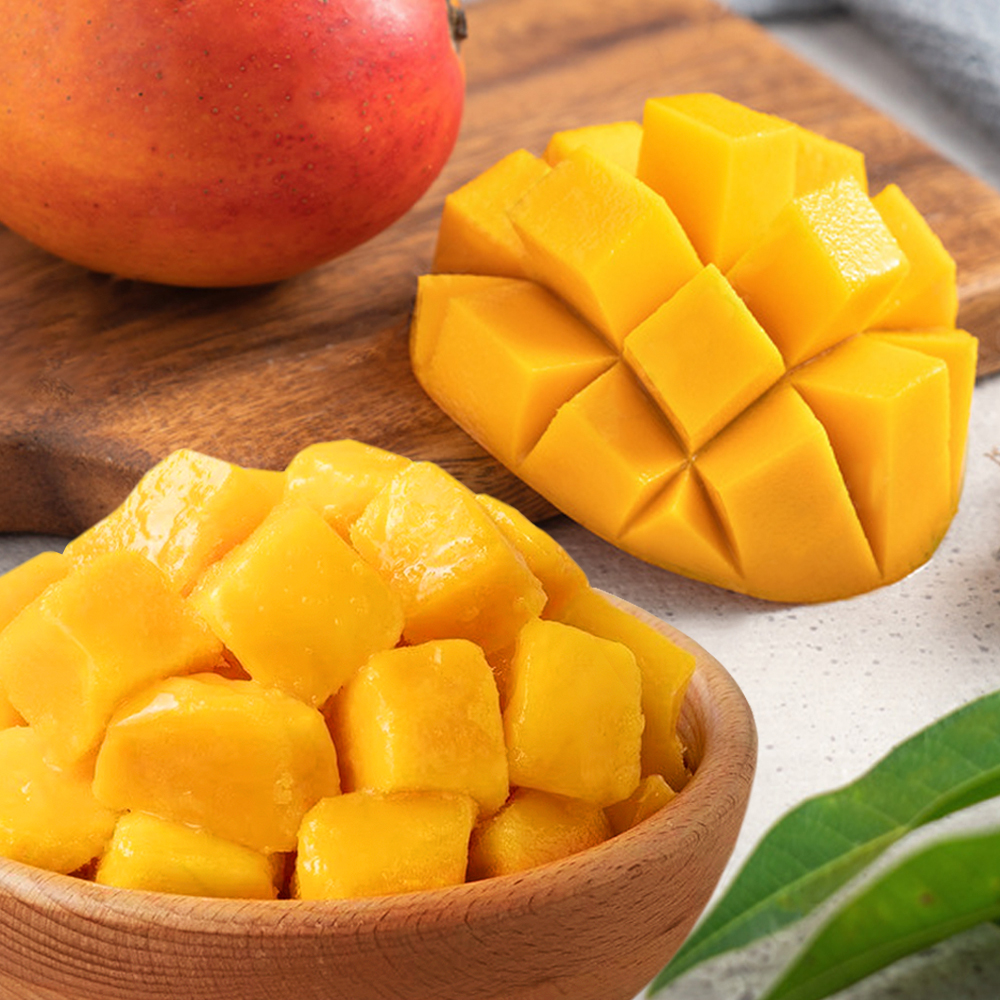 [개별급속동결] 간편하고 달콤한 애플망고 다이스 1kg+ 1kg