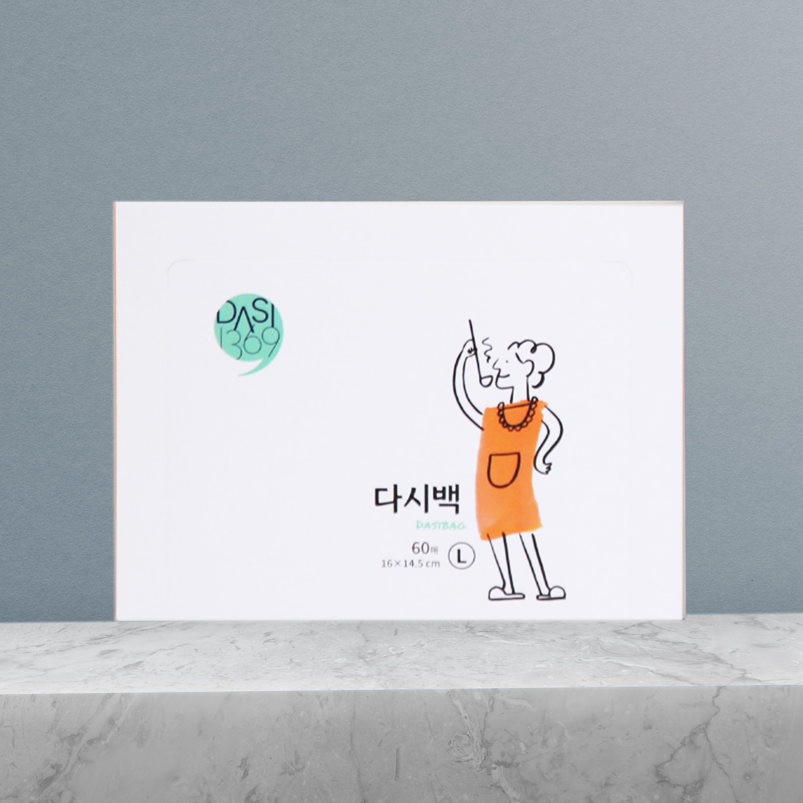 다시백 대형 60매입 육수망 국물망 육수용 다시팩 국물백 육수거름망 찻잎거름망 - 상품 이미지