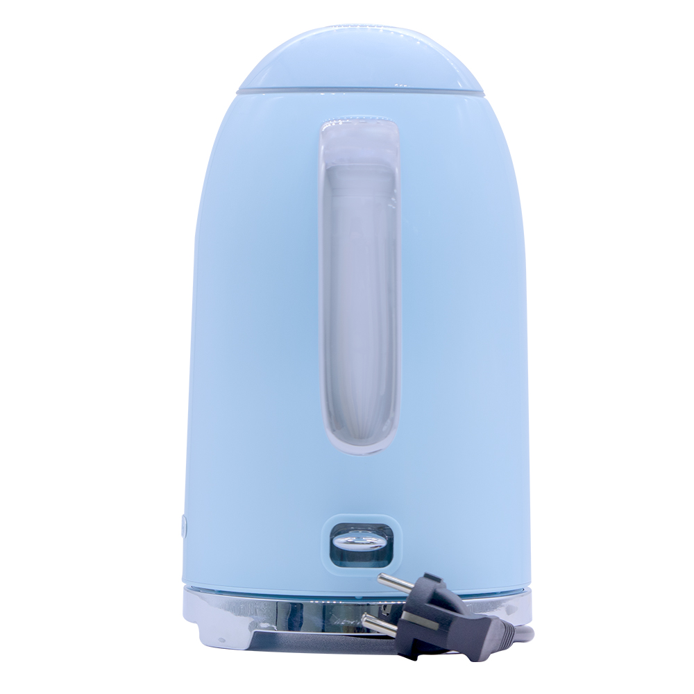 쿠잉 전기포트 KE-1701 블루 커피 분유포트 티 주전자 휴대용 무선 미니 소형 스텐