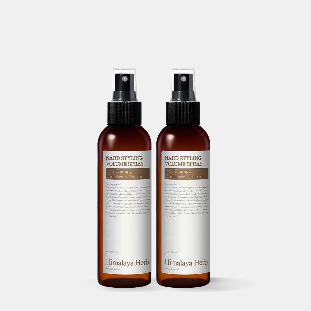 [2개] 나드 스타일링 볼륨스프레이 200ml 뿌리 잔머리 앞머리 고정 헤어픽서