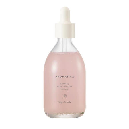 [해외]아로마티카 리바이빙 로즈 인퓨전 세럼 100ml 1팩 AROMATICA Reviving Rose Infusion Serum 3.38oz / 100ml, Vegan, Anti