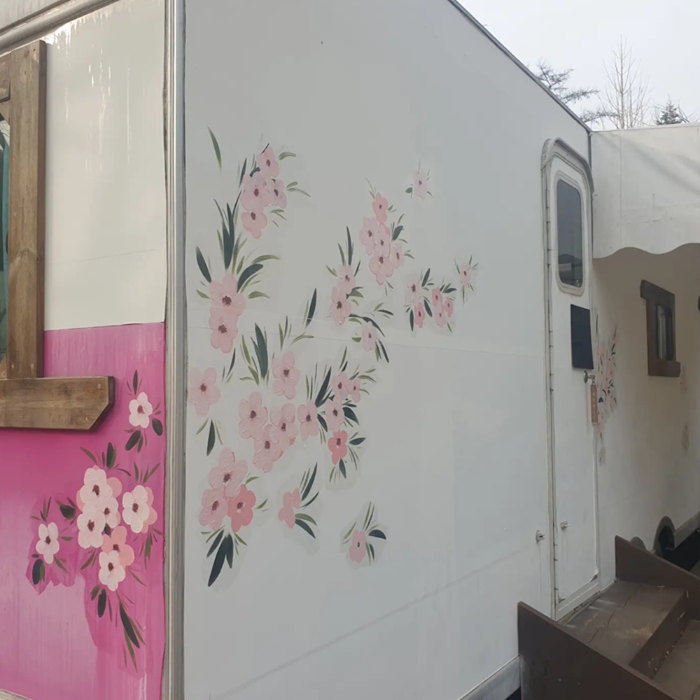 벽화알바 학교 벽 벽화 페인트 그림 그리기 화가 - 상품 이미지