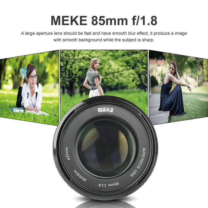 MEIKE 메이케 85mm F1.8 AF 오토포커스 렌즈 캐논 니콘 - 상세 이미지 2