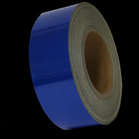 BJ 비제이 반사 롤 스티커 차량 오토바이 자전거 야간 테이프 청색 50mm