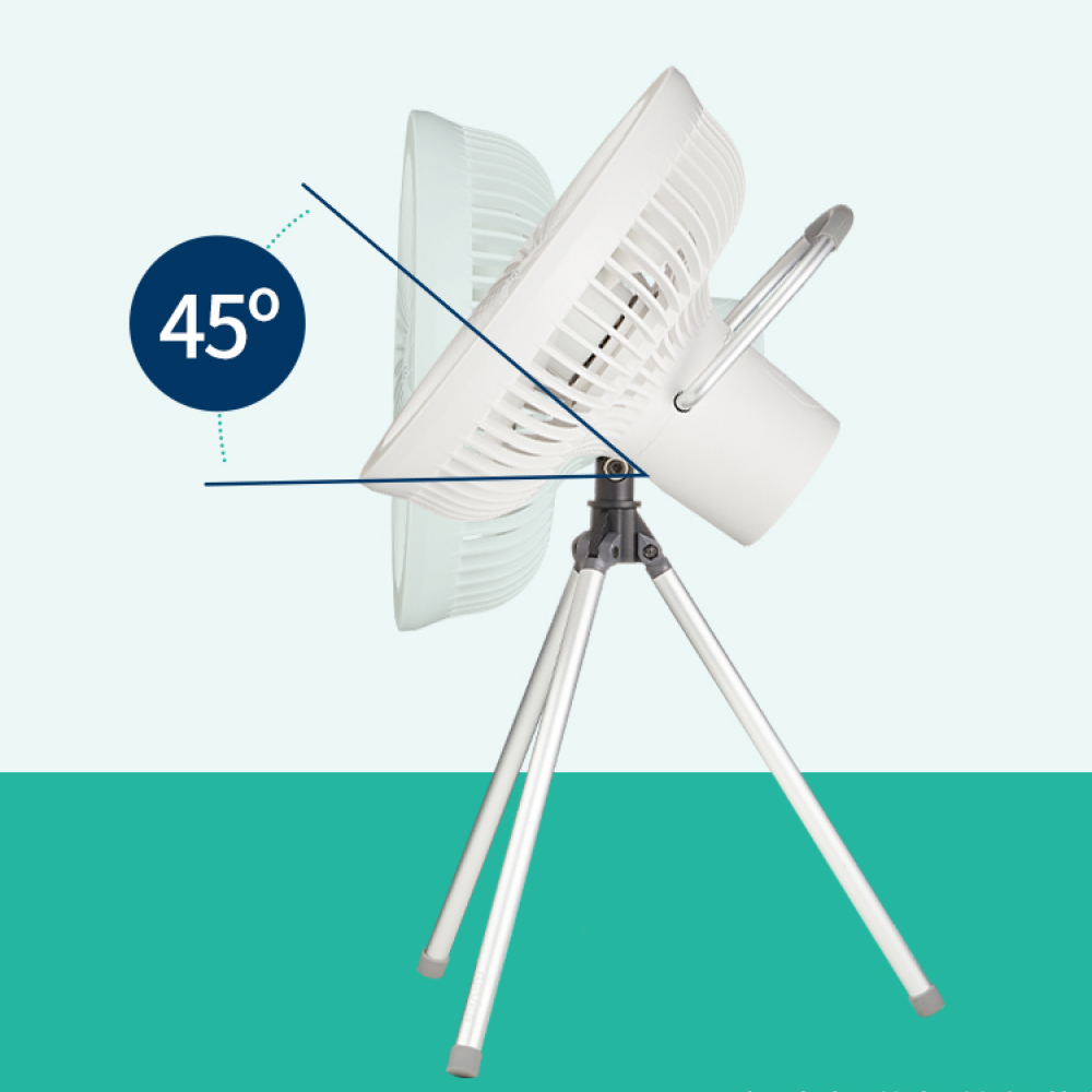 캠프365 LED 캠핑팬 무선 선풍기 G800 서큘레이터 랜턴/수납백 삼각대 포함 이미지 7