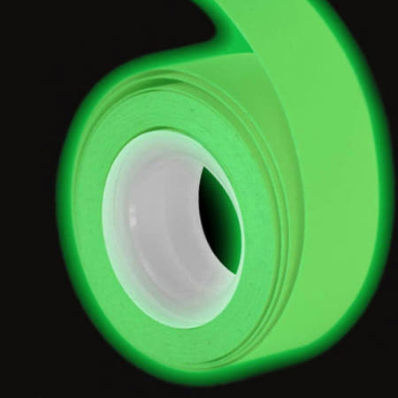 BJ 비제이 야광 테이프 축광 발광 안전 표시 운동 장비 롤 스티커 형광 색 100mm