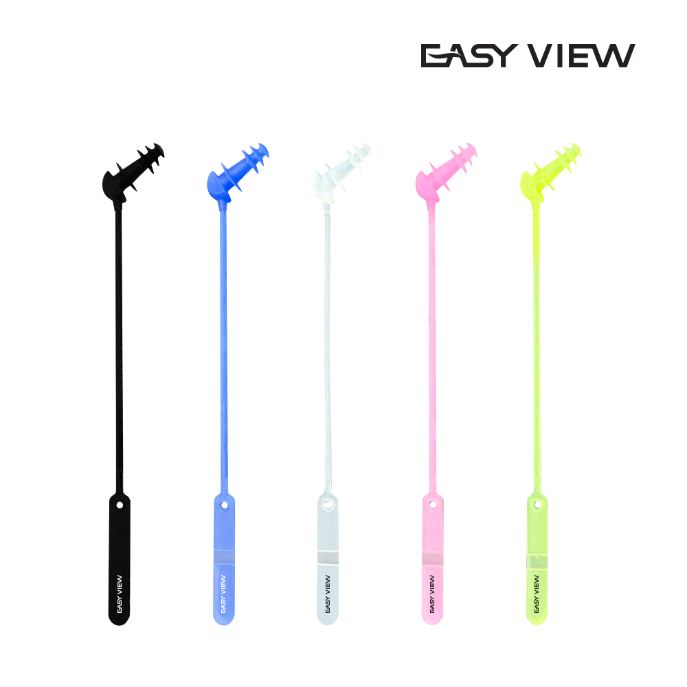 이지뷰 실리콘 코드 끈 분실방지 수영장 워터파크 해수욕장 물놀이 생존 수영 귀마개 제품 이미지