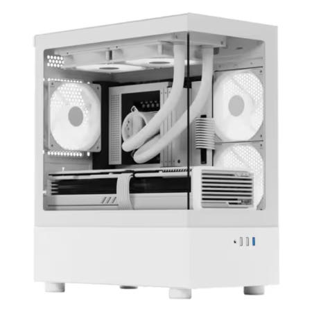 컴이지 킹덤 비바리움 미니 컴퓨터 PC 케이스 (화이트)