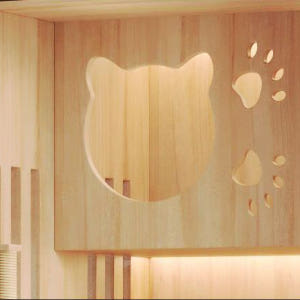 공간녹백 고양이 호텔 캣 타워 폴 원목 빌라 대형 아파트 90x60x12... 솔직 후기 | 실제 사용자 리뷰 총정리 - 상품 이미지 2