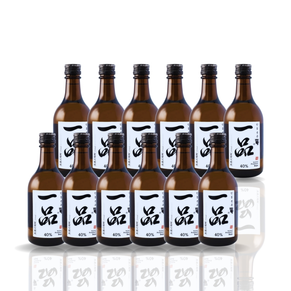 안동소주일품 40도 유리병 증류식소주 전통주 안동소주 350ml, 12개 - 상품 이미지