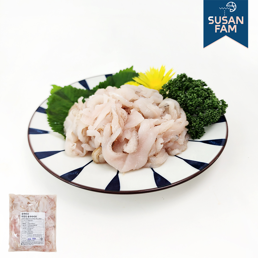 동해안 가자미회 1kg 자연산 미주구리 세꼬시 물가자미회 국산