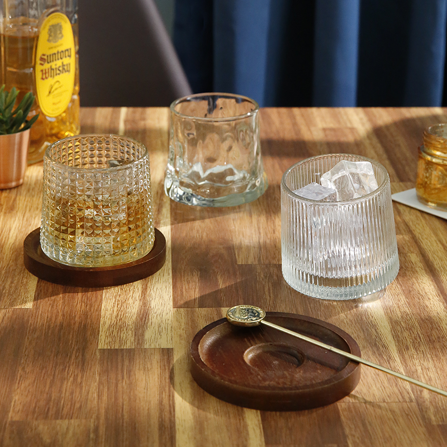 플라라 롤링 하이볼 온더락잔 양주잔 언더락잔 에어링 스월링 위스키잔 코스터 세트