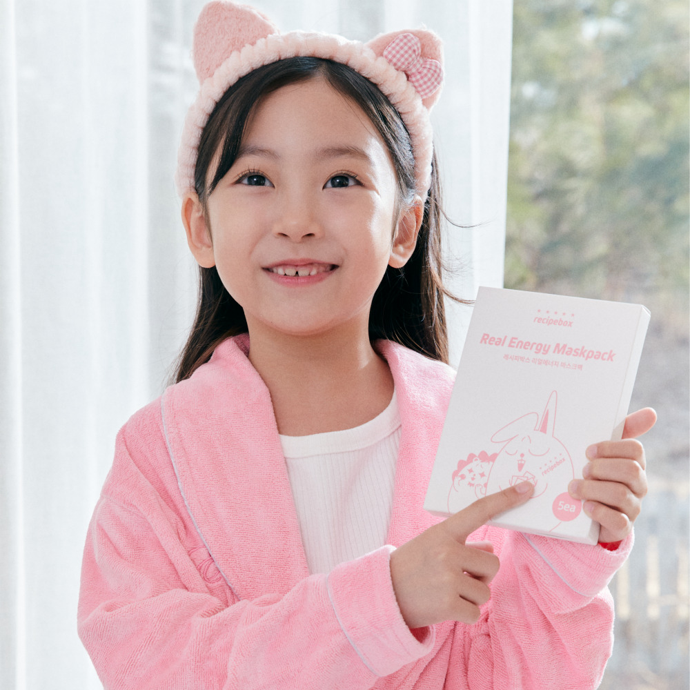 레시피박스 어린이팩 키즈 마스크팩 5매 2박스(총 10매)
