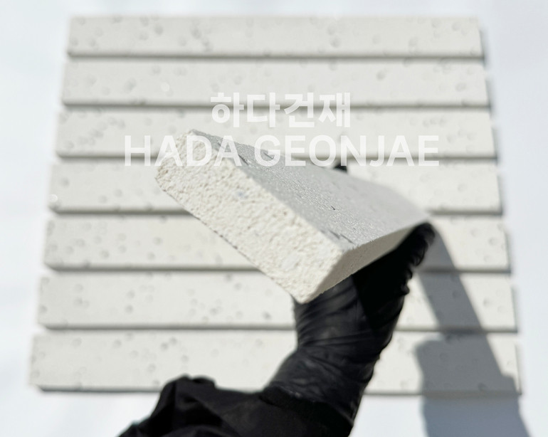 모노타일 롱브릭 490x53x17T 화이트 / 하다건재 와이드벽돌타일