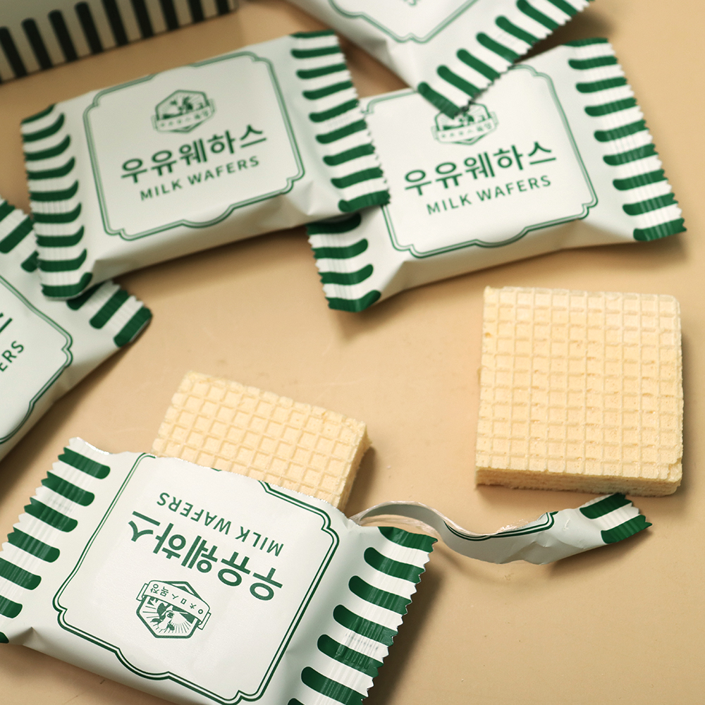 제주 우유 웨하스 샌드 제주도 기념품 특산품 과자 제주아침미소목장 - 상세 이미지 4