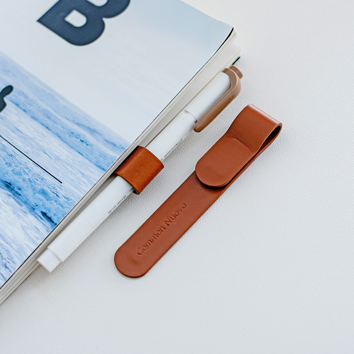 책갈피 북스토퍼 자석 북마크 가죽 북클립 이미지 4