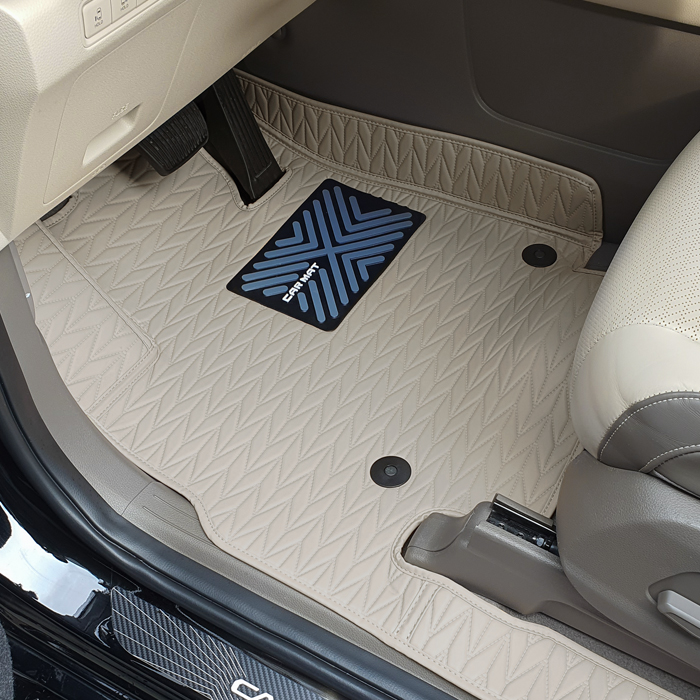 카프트 카니발 커스텀 리노 가죽 코일매트 모노륨 매트 운전석 페이스리프트 KA4 하이브리드