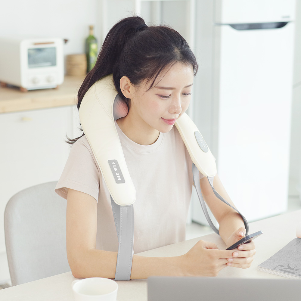 프리넥 무선 온열 목 어깨 승모근 안마기 MD-889 - 상세 이미지 3