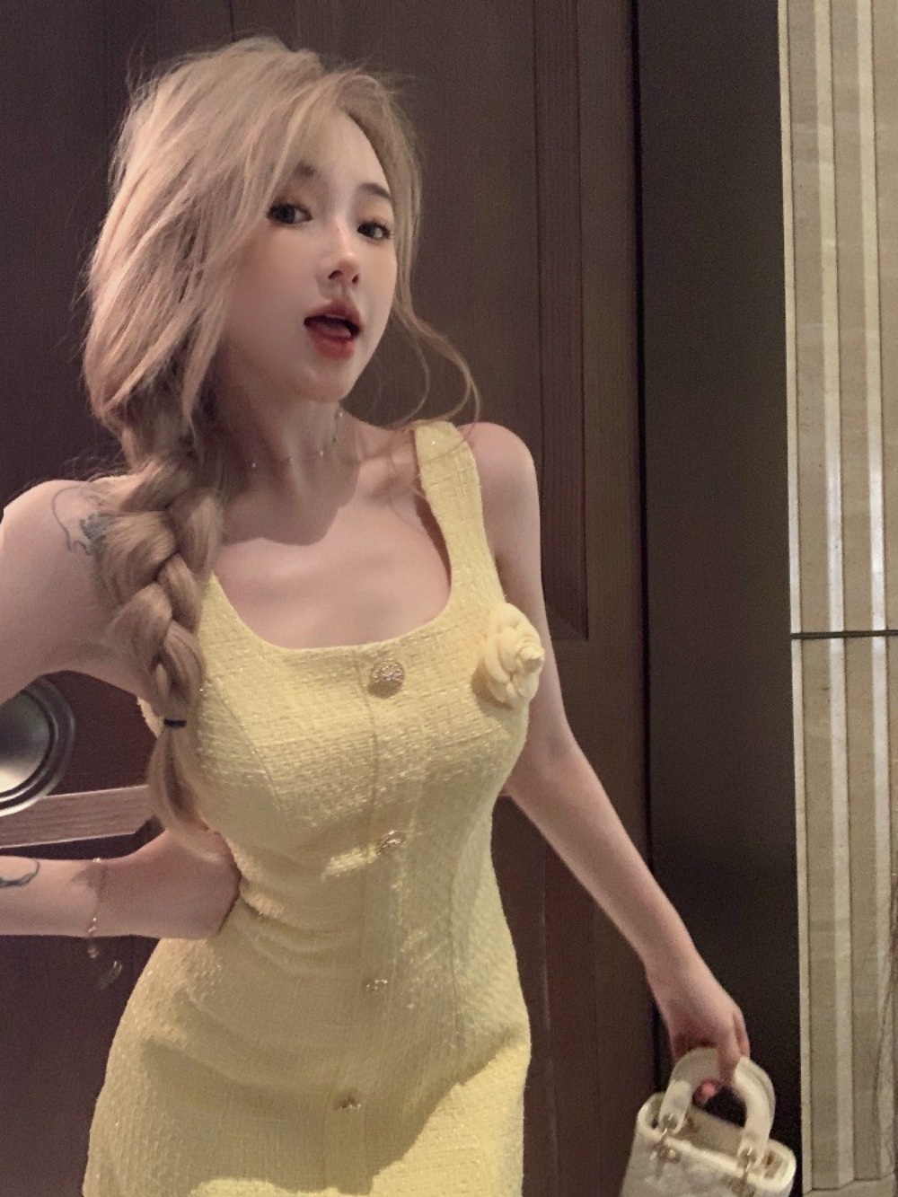 송해나 원피스 나시 민소매 섹시한 나는솔로 140회 - 상세 이미지 4