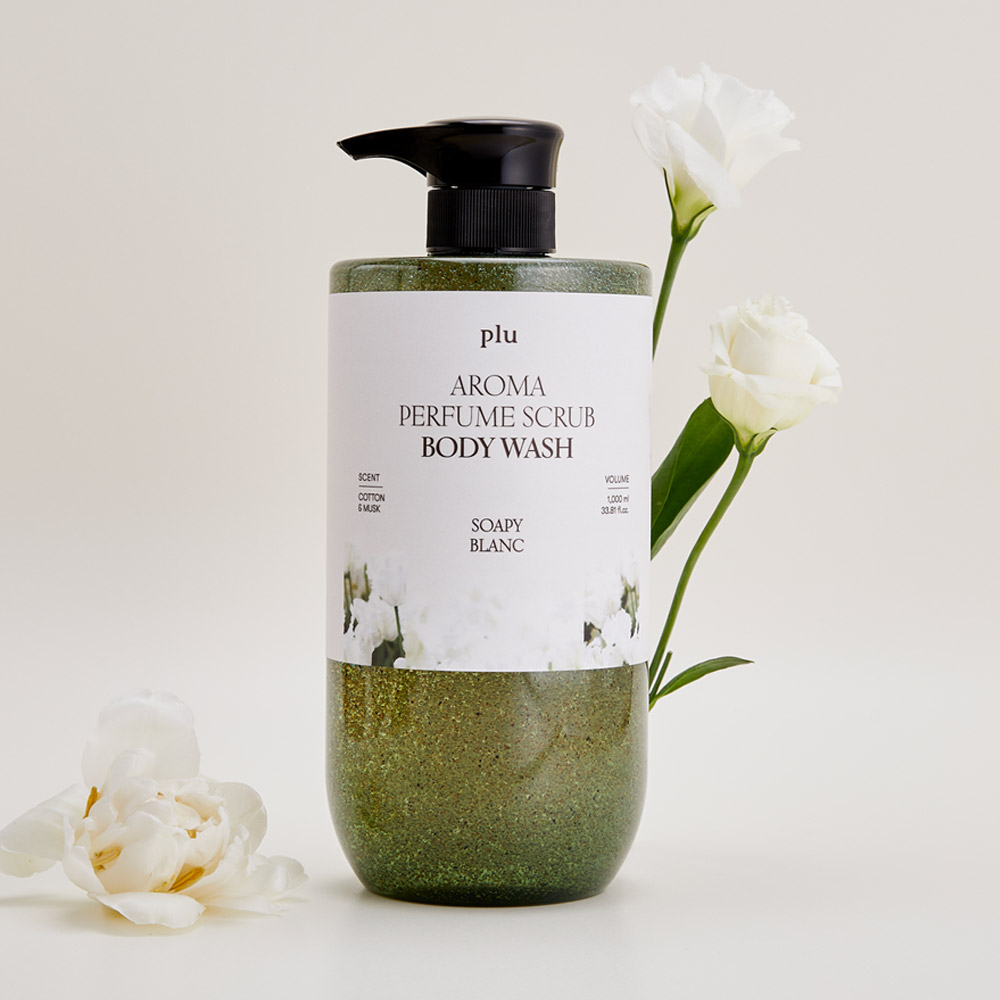 [플루] 1+1 아로마 퍼퓸 스크럽 바디워시 1000ml 소피블랑 이미지 4