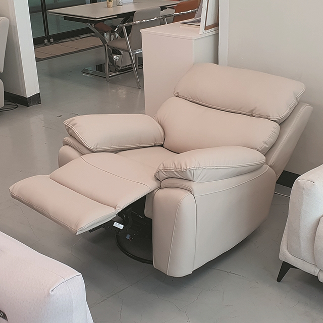 스코나 레인트 실리콘레더 흔들회전 1인 리클라이너 소파 수유 의자