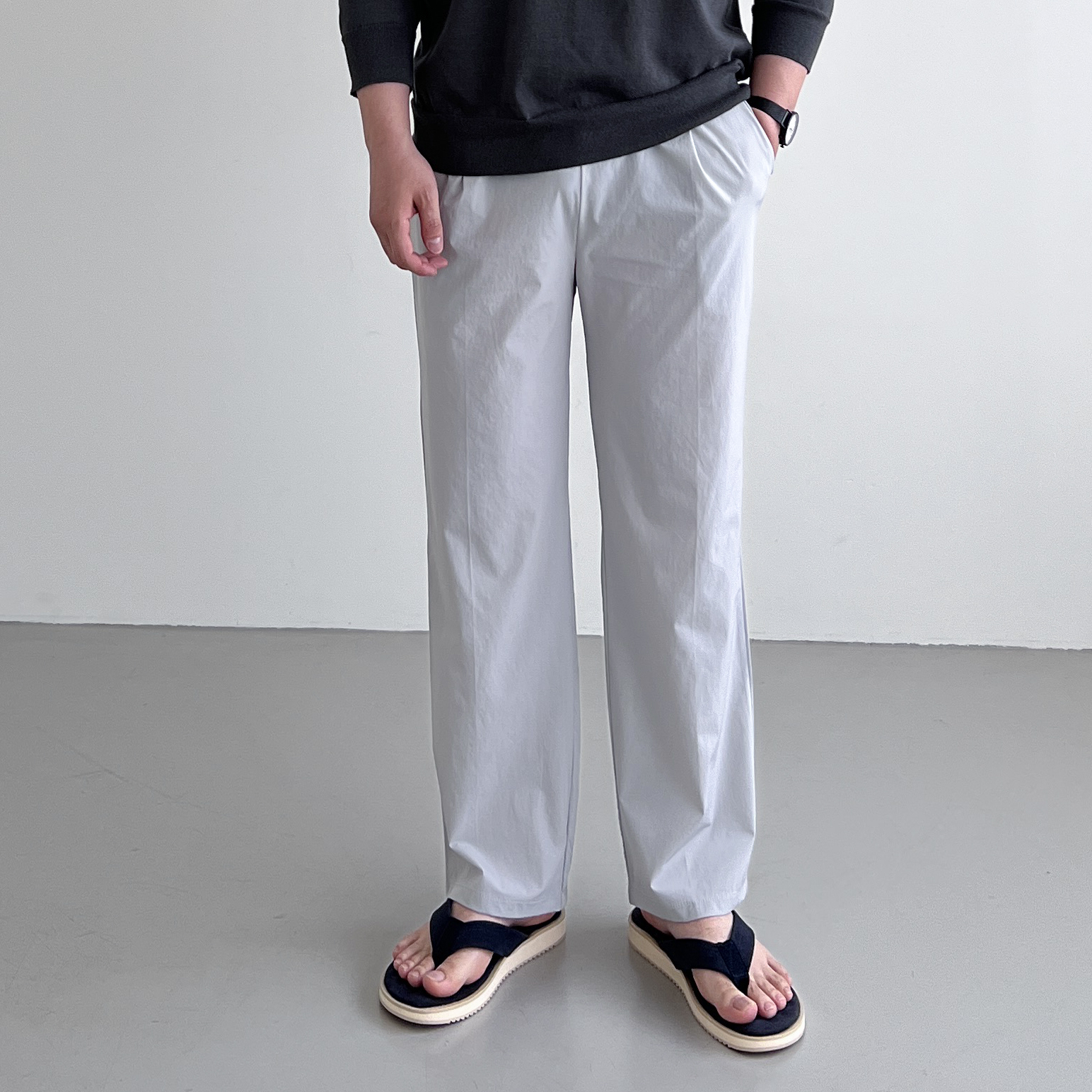 1+1 남성냉장고바지 아이스슬랙스 쿨슬랙스 - 상세 이미지 3