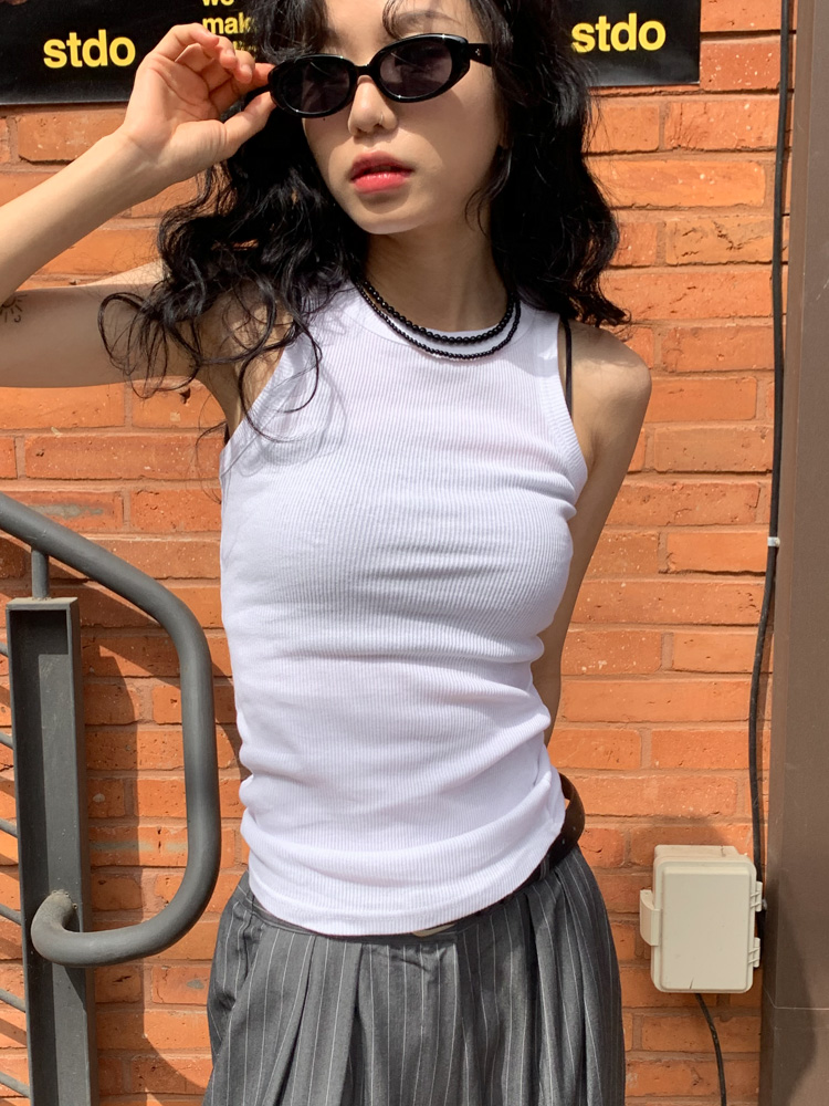 배럴 라운드 아크릴 비즈 목걸이 3color 상세 이미지 48