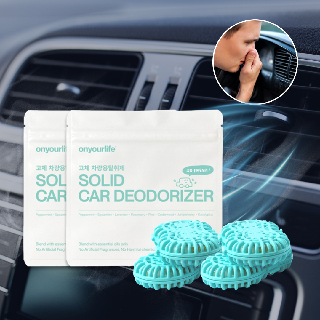 온유어라이프 자동차 차 에어컨 냄새제거 차량 탈취제 2세트