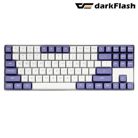 다크플래쉬 darkFlash GD87 유무선 기계식 키보드 (히아신스)